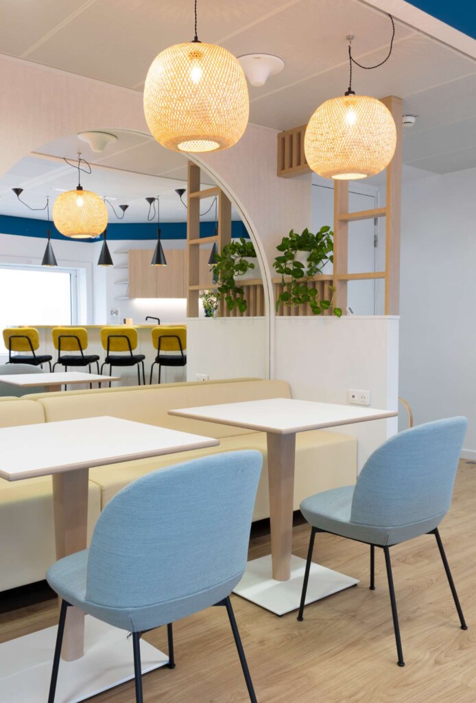 Aménagement des bureaux Merz Aesthetics par Ronnsquare